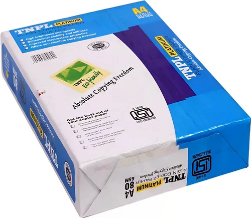 TNPL Platinum -A4, 80 GSM, 500 Sheets